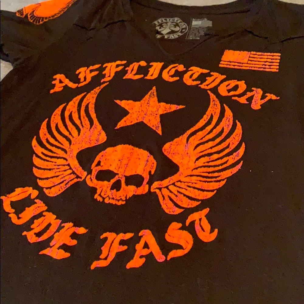 Affliction shirt sleeve shirt M